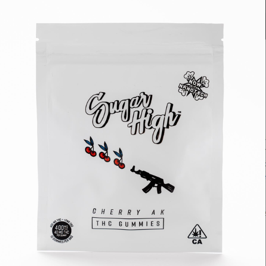 Sugar High Cherry AK Gummies – 500mg Sativa Sugar High Cherry AK Gummies – 500mg Sativa