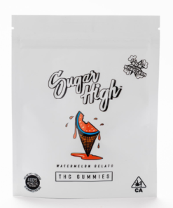 Sugar High Watermelon Gelato Gummies – 500mg